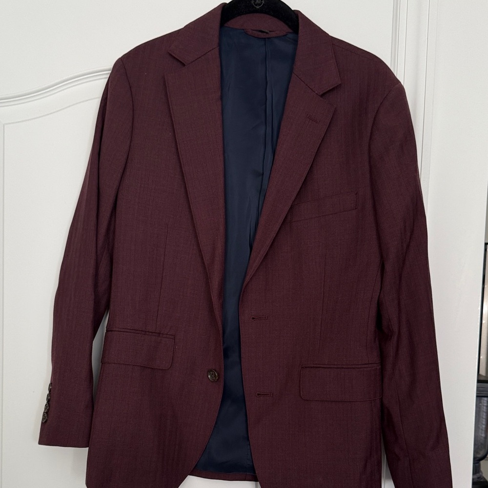 Bonobos Elegant Burgundy Men's Blazer